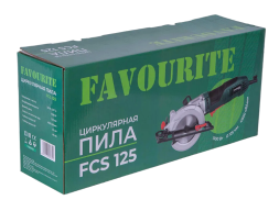 Пила циркулярная 1100Вт, ф125мм FCS 125 FAVOURITE