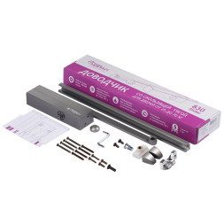 Доводчик ISPARUS 830 SLIDER (до 80кг) (графит) морозостойкий со скользящей тягой