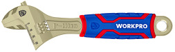 Ключ Разводной WORKPRO 200 мм ( 8 дюймов )CR-V WP272011