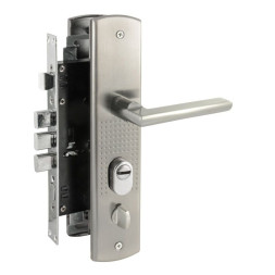 Замок врез. N200 (108)-68 Л (мат.никель)  "Нора-М"