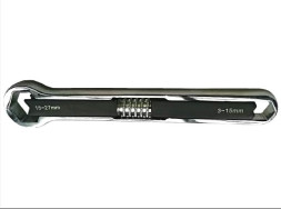 Ключ разводной регулируемый 15*27мм, 3*15мм СТРОНГ