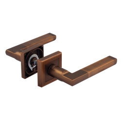 Ручка дверная AL 108К AL мат.кофе "Нора-М"