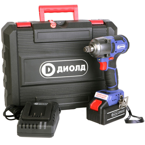 Гайковерт-шуруповерт ударный аккумуляторный (ГЭА-20 ЛИ-01) (кейс) ДИОЛД