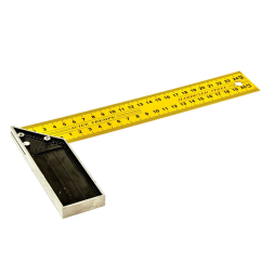 Угольник столярный алюминевый 250мм ПРАКТИК