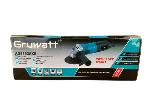 УШМ AG5152AXB 125мм 850Вт Gruwatt