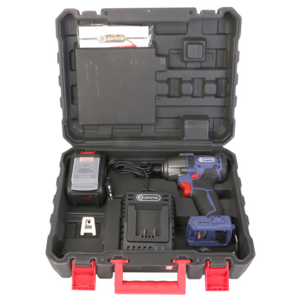 Гайковерт-шуруповерт ударный аккумуляторный (ГЭА-20 ЛИ-02) (кейс) ДИОЛД