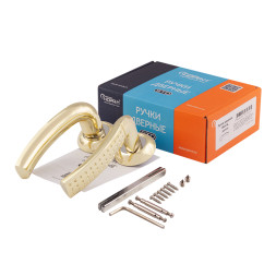 Ручка дверная AL 96А AL золото "Нора-М"