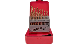 Набор Сверл по металлу HSS 19 предметов от 1-10 мм ТИТАН СТРОНГ