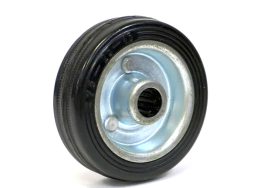 Колесо промышленное без кронштейна, резиновое. SIZE: 3" (75) Нагрузка 50кг. С 92