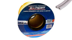 Уплотнитель для окон D-профиль 12*14мм 40м коричневый X-PERT