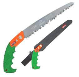 Пила самоочищ/прям.полотно L=240мм/4мм в чехле, с поясным крепл.SAMURAI