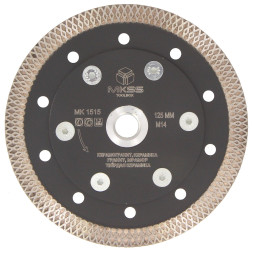 Диск алмазный отрезной 125мм X тип с фланцем М14 MKSS