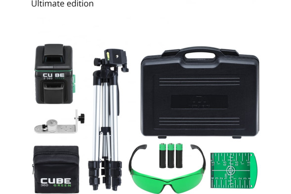 Лазерный уровень  ADA CUBE 2-360 Green Ultimate Edition