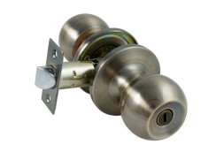 Защелка дверная S-Locked 6072 - 03-ВК AB бронза фиксатор