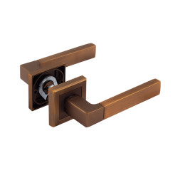 Ручка дверная AL 109К AL мат.кофе "Нора-М"