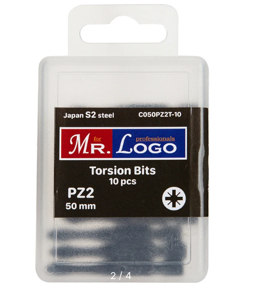 Насадки Mr.Logo 50PZ2 черные Torsion (S2) JAPAN