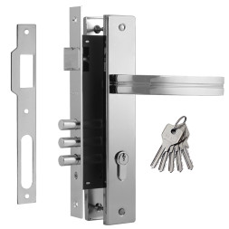 Замок врез. N106-85 М  (хром)  "Нора-М"