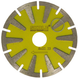 Диск алмазный Т-сегмент 230мм SKOLE