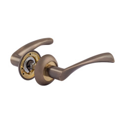 Ручка дверная AL 100А AL ст.бронза "Нора-М"