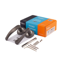 Ручка дверная AL 100А AL ст.бронза "Нора-М"