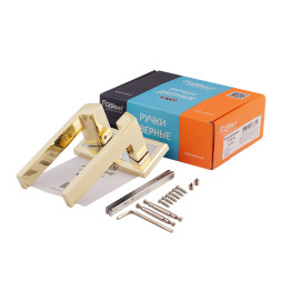 Ручка дверная AL 111К AL золото "Нора-М"