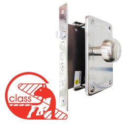 Замок "Капкан" правый с ручкой золото