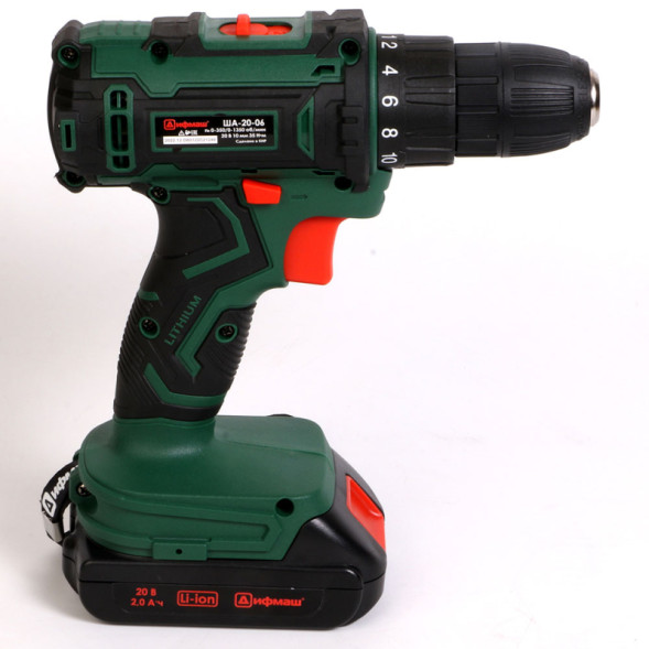 Дрель-шуруповерт аккумуляторная  ША-20-06 "ДИФМАШ"