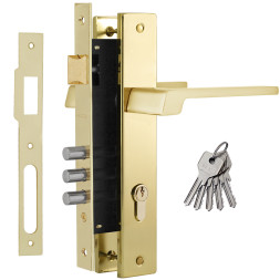 Замок врез. N111-85 М  (золото)  "Нора-М"