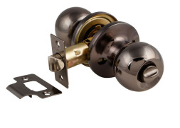 Защелка дверная S-Locked 6072 - 03-ВК BH черный никель фиксатор