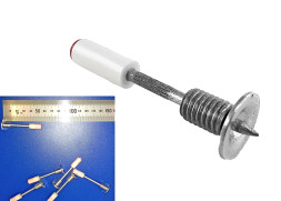 Гвоздь пороховой  с гайкой М10 (в пачке 100шт)