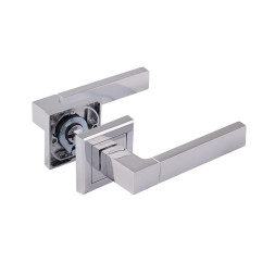 Ручка дверная AL 109К AL хром "Нора-М"