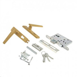 Замок врезной ЗЕНИТ ЗВ4-3.01 золото лак
