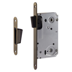 Корпус замка магн. 13М-90мм (ст.бронза) под фикс. с отв.планкой  "Нора-М"