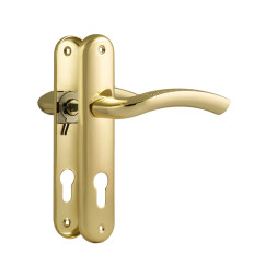 Ручка двер. на планке 96-70мм (зол.) "Нора-М"