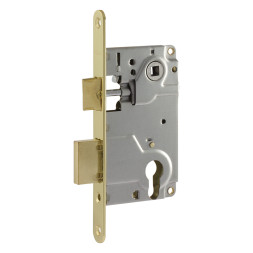 Корпус замка 25-85мм (золото) под цилиндр "Нора-М"