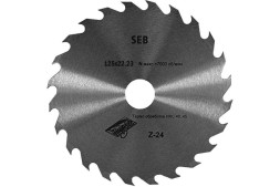 Диск пильный по дереву (без победита) 125 24зуб.*22.23мм СЕБ