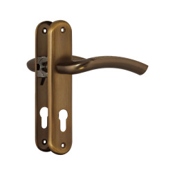 Ручка двер. на планке 96-70мм (мат.кофе) "Нора-М"