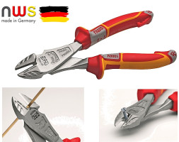 Бокорезы силовые диэлект. 1000В VDE 200мм, покрытие Crom, рукоятки SoftGripp 3K