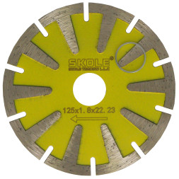 Диск алмазный Т-сегмент  125мм SKOLE