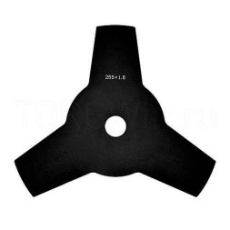 Нож для газонокосилки трехлопастной 255x25,4x3т