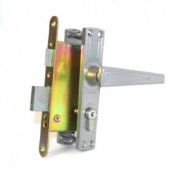 Замок врезной ЗЕНИТ ЗВ4-3.01 серебро