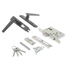 Замок врезной ЗЕНИТ ЗВ4-3.01 серебро