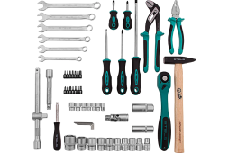 Набор инструментов, 1/2",СrV, усиленный  кейс 58 предм. STELS