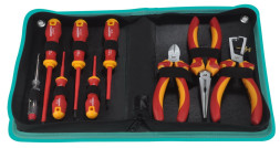 Набор электротехнических отверток и губцевых инструментов (9 пред) WP