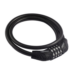 Замок велосипедный кодовый №21 8*1000мм  "Нора-М"