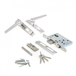 Замок врезной ЗЕНИТ ЗВ4-3.01 хром