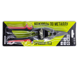 Ножницы по металлу 250 мм, двухкомпонентная ручка ON