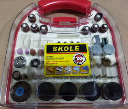 Набор насадок для гравера 186 предмета SKOLE