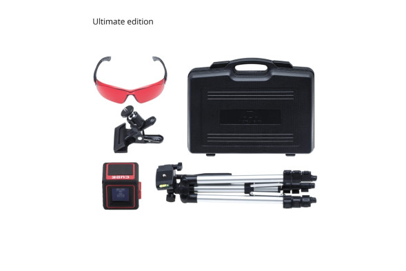 Лазерный уровень ADA Cube Ultimate Edition(постр,батарея,крепл.ун-заж,штатив,оч,истр)