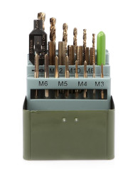 229022 Набор метчиков и свёрл, 22 предм.